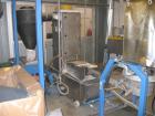 USED: Plastic recycling plant with an inlet capacity of 1760 lbs(800 kgs) and an extruded output capacity of 825 lbs (375 kgs) perhour, consisting of: (1) Skals Maskinfabrik type KT case emptyingdevi...