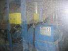 USED: Plastic recycling plant with an inlet capacity of 1760 lbs(800 kgs) and an extruded output capacity of 825 lbs (375 kgs) perhour, consisting of: (1) Skals Maskinfabrik type KT case emptyingdevi...