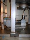 Used 220 Gallon Stainless Steel Petroleum Mixing Tank & Metered Transfer System – 5 HP Agitator with Blackmer Pump