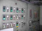 USED: Comac extrusion line. (1) Feeding system Matcon or Anag containers, servo lift Matcon (hydraulic lifting and positioning system), with 55 gallon (210 liter) Matcon buffer, screw feeder. (1) Com...