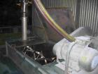 USED: Comac extrusion line. (1) Feeding system Matcon or Anag containers, servo lift Matcon (hydraulic lifting and positioning system), with 55 gallon (210 liter) Matcon buffer, screw feeder. (1) Com...