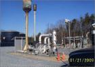 Used Custom Combusion Engineering/Linklater Corporation Skid Mounted Landfill Gas (LFG) Utility Flare System. The skid mounted flare system (27' long x 7'4