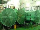 USED: 3 shell FMC rotary sterilizer plant consisting of: (1) FCM atmospheric heater with a capacity of 3008 cans, (1) FMC pressure cooker with a capacity of 2568 cans, (1) FMC pressure cooler with a ...
