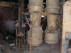 USED: Mazzoni, Weber & Scylender soap production line. Includesstainless steel soap pump; drying unit (2 cyclones, vacuum pump,3 paromatric condenser units for water and vapor from boiler) produces 7...