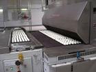 Used Mecatherm Baguette Line, output capacity 24,000 baguettes.Comprised of: (2) Mecatherm 2500 baguette lines dough divider, master roll, partial device for rolls, metal sheets transportation.(1) Cu...
