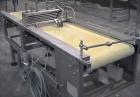 Used Moriondo Lasagna Line with a capacity of 551 - 661 lbs/hour (250-300 kg/h) consisting of:  Moriondo cooking line, stainless steel, length 29.5' (9000 mm), 19.5