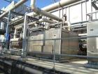Used Durr Type Ecopure RTO Thermal Oxidization Unit. Flow rate approximately 5800 to 15000 m3/hour. Burner capacity 526 kw with combustion chamber temperature of 920 deg C, inlet temperature of 20 de...