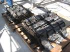 Used Vegetable Grading System, reportedly last used on tomatoes. Consists of 32 in wide grading belts, one 20 ft long, one 16 ft long, each with 3 side discharge belts. Also includes Cap Way inclined...