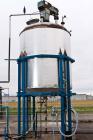 Used Biodiesel Plant, 6,000 gallons per week capacity, includes the following: (4) 9500 gallon poly vertical tanks; 2,000 gallon poly vertical tank; 400 gallon cone bottom tank with stand; 120 gallon...