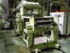 Used OMV E35-2 Extrusion Line.  Previously used for polypropylene cups.  Scheme 61-614.  Comprised of (1) single screw extruder, (1) mold with 18 cavities, (1) thermoformer, motor 335 hp (250 kW), 50...