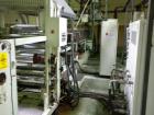 Used OMV E35-2 Extrusion Line.  Previously used for polypropylene cups.  Scheme 61-614.  Comprised of (1) single screw extruder, (1) mold with 18 cavities, (1) thermoformer, motor 335 hp (250 kW), 50...