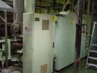 Used OMV E35-2 Extrusion Line.  Previously used for polypropylene cups.  Scheme 61-614.  Comprised of (1) single screw extruder, (1) mold with 18 cavities, (1) thermoformer, motor 335 hp (250 kW), 50...
