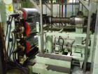 Used OMV E35-2 Extrusion Line.  Previously used for polypropylene cups.  Scheme 61-614.  Comprised of (1) single screw extruder, (1) mold with 18 cavities, (1) thermoformer, motor 335 hp (250 kW), 50...