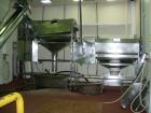 Used Potato Preparation Line Consisting Of: (1) Odenberg approximately 450 liter carbon steel stem peeler, model 450, rated 350 psi at 422 degrees F. Includes (1) top mounted drop down loader with a ...