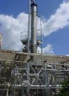 USED: Phillips-Croftshaw solvent recovery system. Rated 10,000 cfm stream of contaminated air and recover 500 lbs/hour of solvents. (3) Absorbers, (1) cooling tower, (1) 26' distillation column and (...