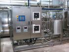 Used Complete Processing Line that fed a TetraPak A3 Flex Filler including:  Tetra Alsafe sterile tank 12,000 liter, apporixmately 3,000 gallon, rated 200 psi, jacketed, on scales, sweep mixer; Tetra...