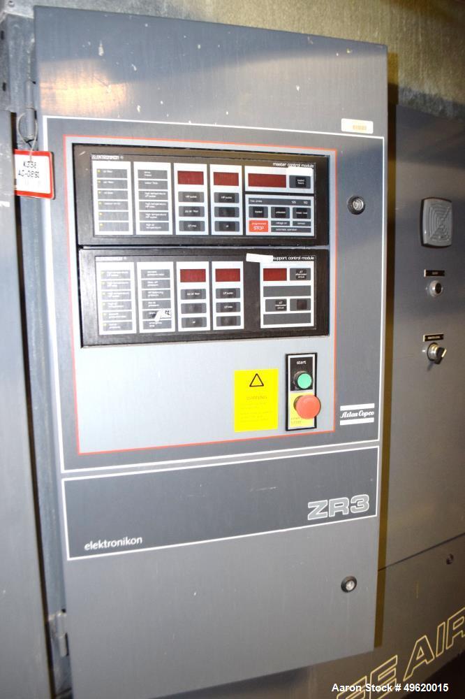 Used Atlas Copco Water Cooled Oil Free Rotary Screw Compressor, Model ZR 3-63.