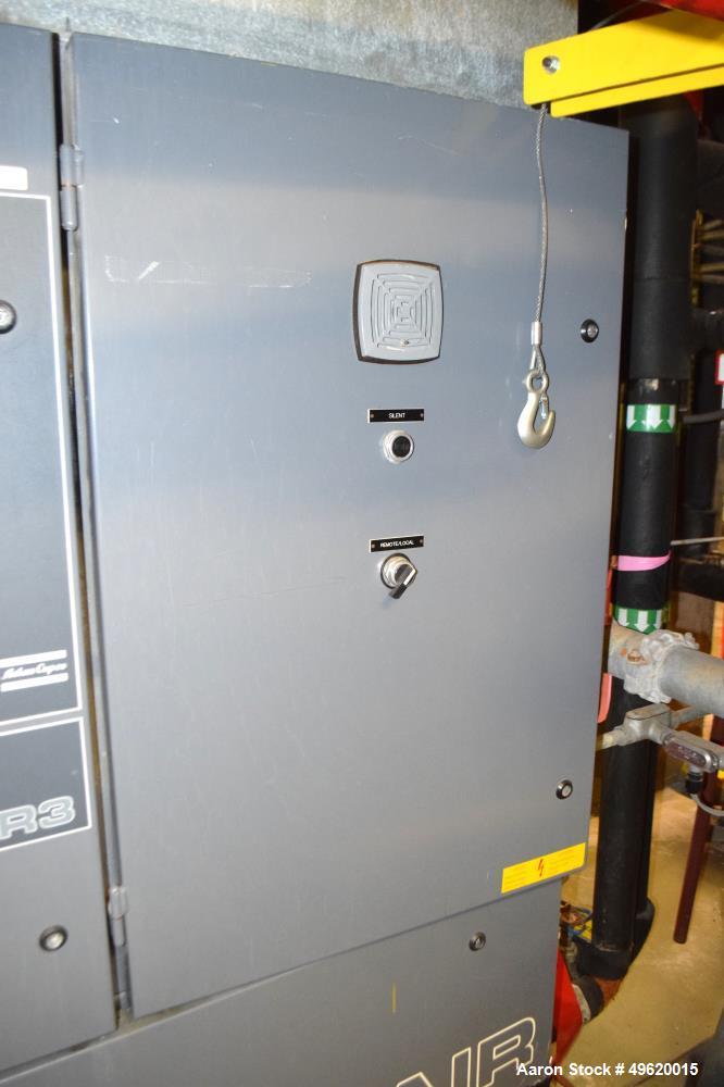 Used- Atlas Copco Water Cooled Oil Free Rotary Screw Compressor, Model ZR 3-63.