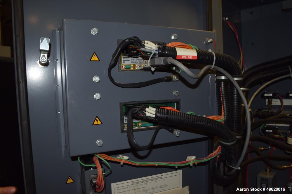 Used Atlas Copco Water Cooled Oil Free Rotary Screw Compressor, Model ZR 3-63. Approximate capacity 790 CFM, 125 psi. Driven by a 200hp, 3/60/460 volt, 3580 rpm motor. With Elektronikon panel, serial...