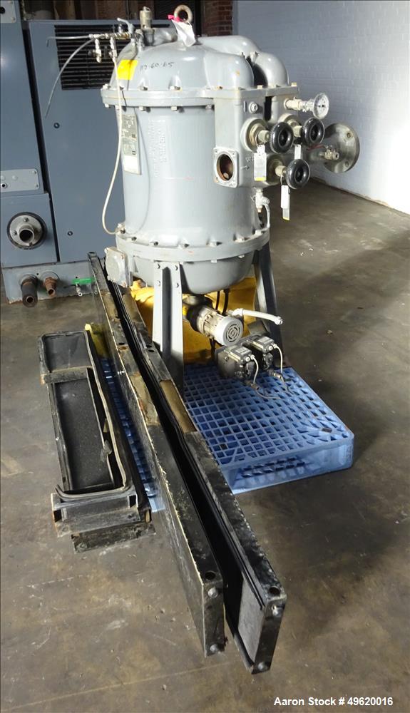Used Atlas Copco Water Cooled Oil Free Rotary Screw Compressor, Model ZR 3-63. Approximate capacity 790 CFM, 125 psi. Driven by a 200hp, 3/60/460 volt, 3580 rpm motor. With Elektronikon panel, serial...
