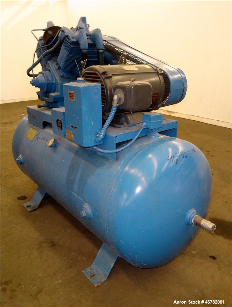 Used- Two Stage Reciprocating Air Compressor, Model 20-467/7WT-07