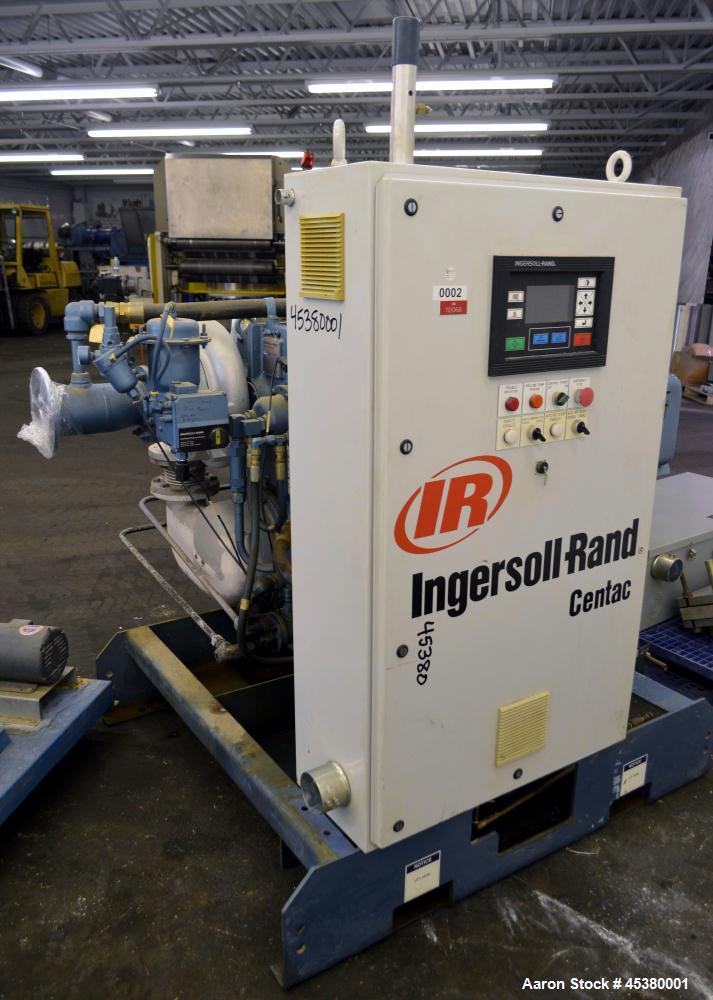 Used- Ingersoll-Rand Centac Water Cooled Centrifugal Air Compressor, Model OCV8M