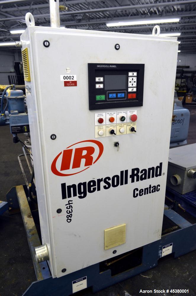 Used- Ingersoll-Rand Centac Water Cooled Centrifugal Air Compressor, Model OCV8M