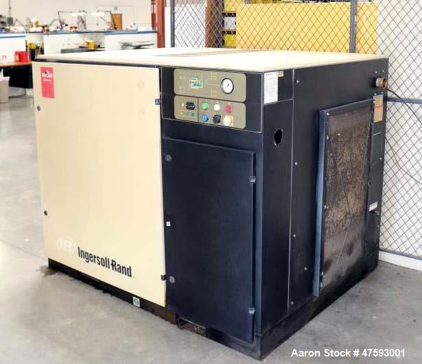 Used Ingersoll Rand Industrial Air Compressor, Model HXP50-PE. 200 psi, 167 cfm flow rate, 50hp, 1775 rpm. 66'' x 52.5'' x 53'', includes cooling system for the air.
