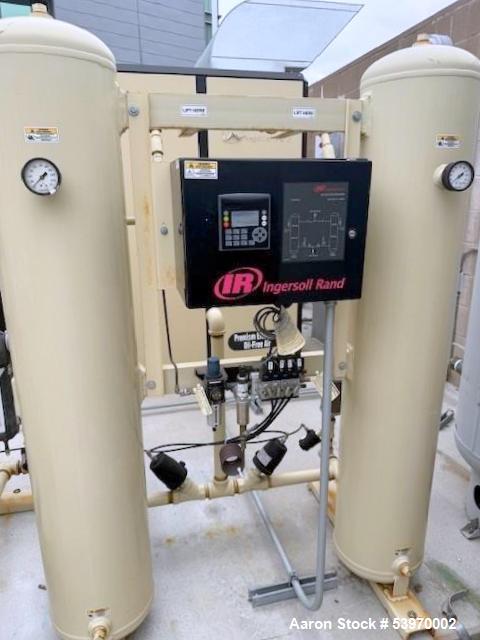 Industrial 50 HP Ingersoll Rand Rotary Screw Air Compressor with Dryer & Tank – Low Hours