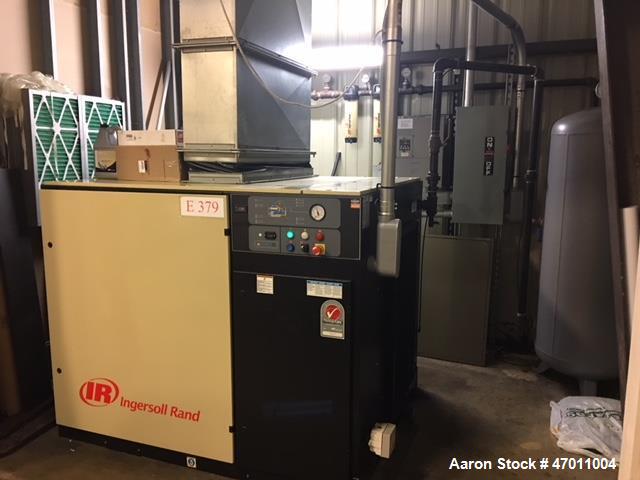 Used 50 HP Ingersoll-Rand Air Compressor, Model UP6-50PEI-125 PG3976V08032. 125 psi max. 72,996 hrs.