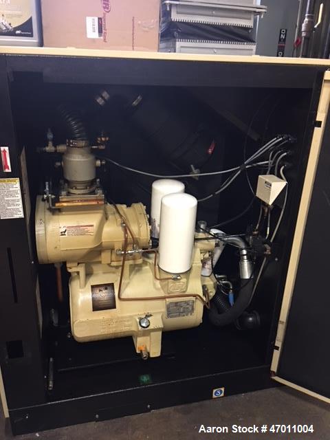 Used- 50 HP Ingersoll-Rand Air Compressor, Model UP6-50PEI-125 PG3976V08032. 125 psi max. 72,996 hrs.