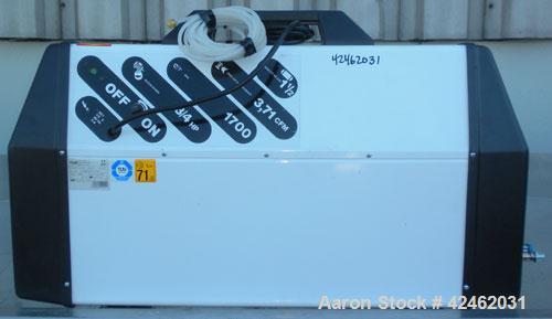 Used Fiac Oil Less Air Compressor, Model Air Concept, Code# 1702851000. Rated 3.71 CFM at 116 psi. Approximate 1hp. Mounted on casters.