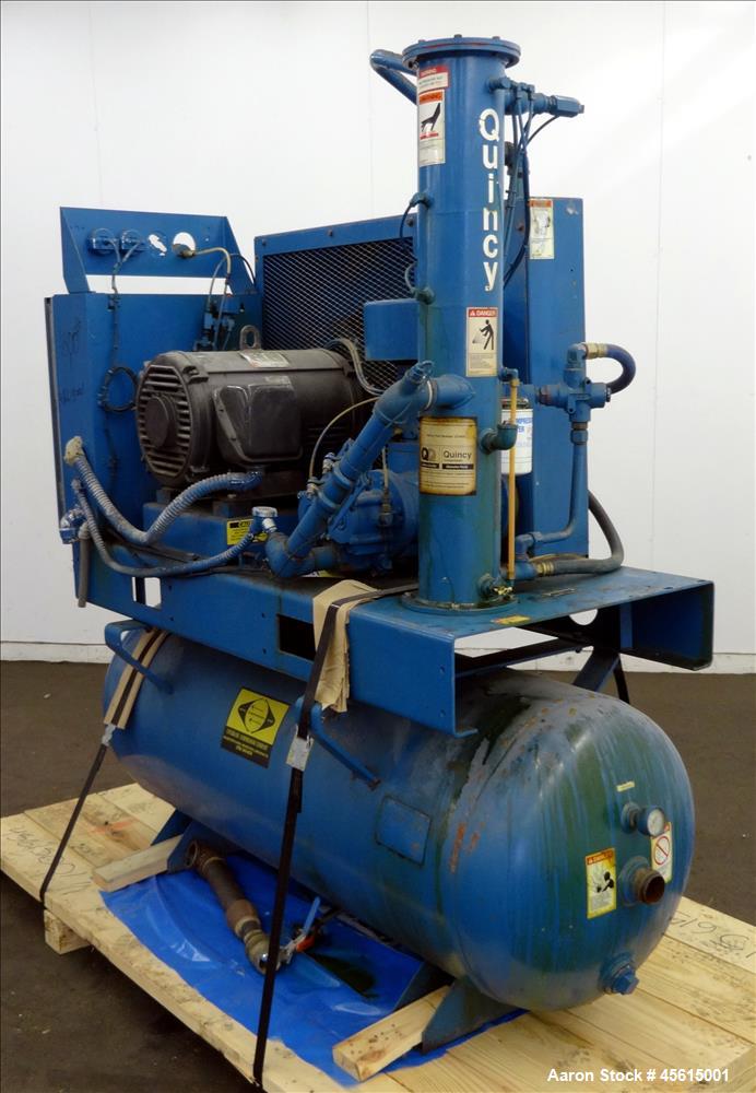 Used Quincy Model QST Air Compressor, Serial #QSTGANA32L