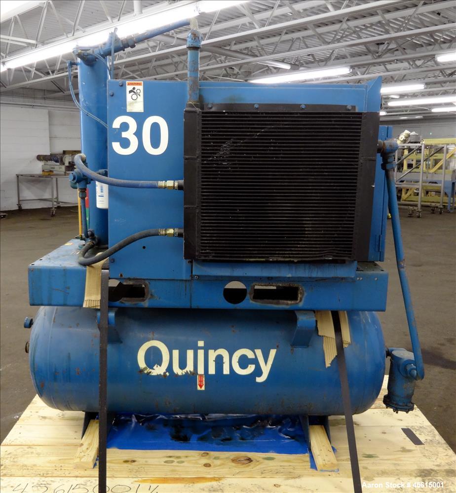 Used Quincy Model QST Air Compressor, Serial #QSTGANA32L