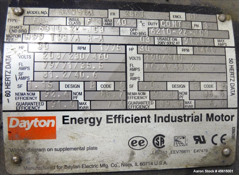 Used Quincy Model QST Air Compressor, Serial #QSTGANA32L