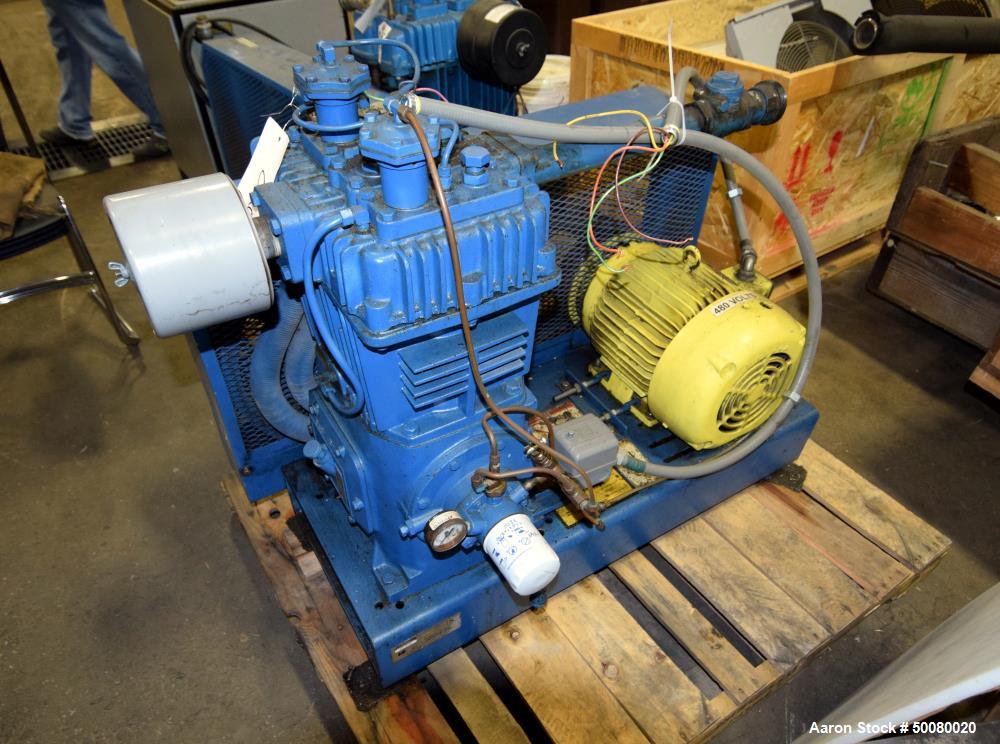 Used- Quincy 2 Stage Air Cooled Compressor, Model 340