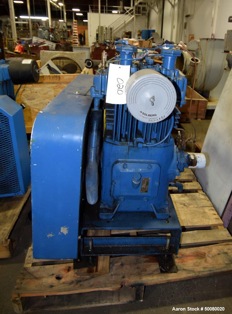 Used- Quincy 2 Stage Air Cooled Compressor, Model 340