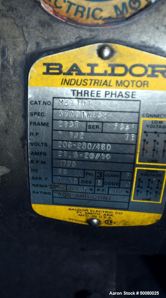 Used Quincy 2 Stage Air Cooled Compressor, Model 340