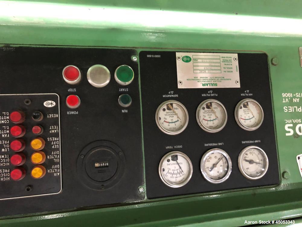 Used- Sullair Reciprocating Air Compressor