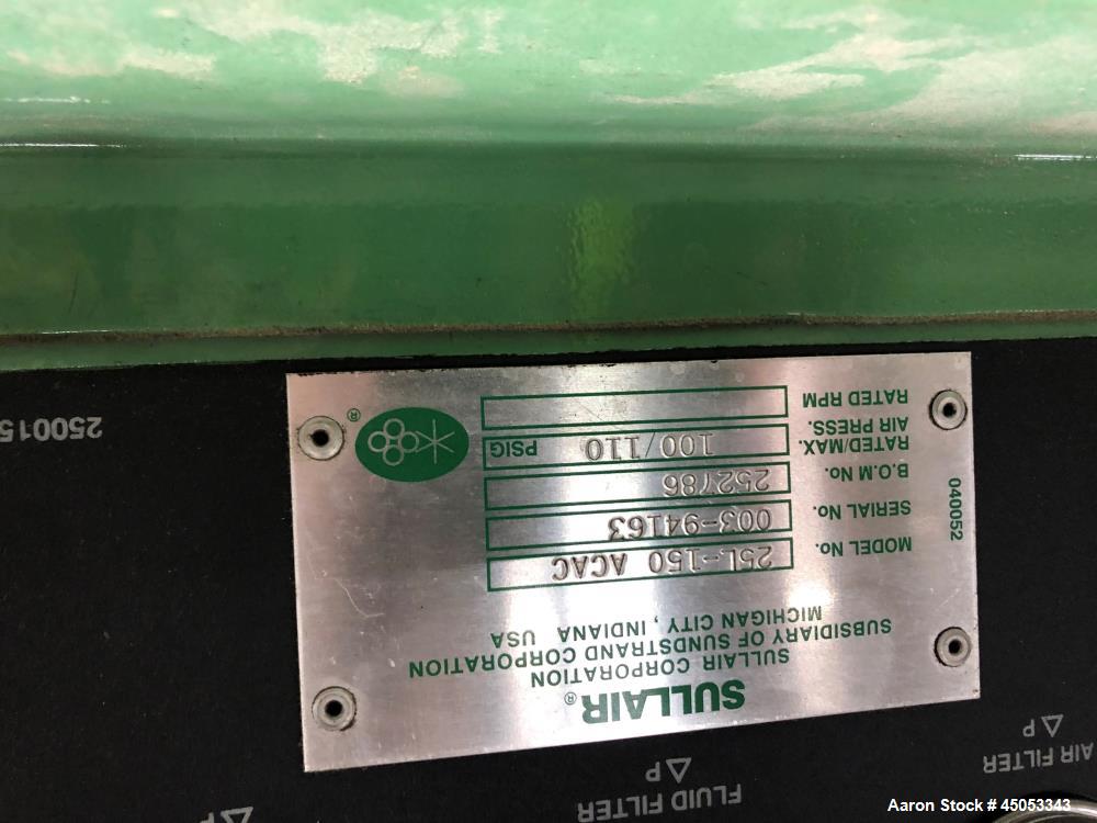 Used Sullair Reciprocating Air Compressor