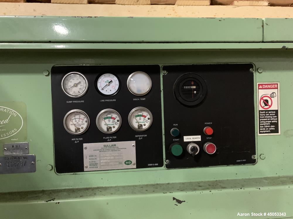 Used- Sullair Reciprocating Air Compressor