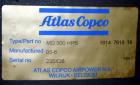 Used Atlas Copco Water Cooled Oil Free Rotary Screw Compressor, Model ZR 3-63.