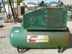 Used Champion Advantage Series Reciprocating Air Compressor, 2 Stage, Model HR-10-12, air cooled. 34.8 cfm at 175 psig. Driven by a 10 hp, 3/60/230/460 volt, 1725 rpm motor. Mounted on a 100 gallon h...