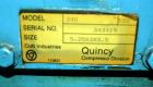 Used Quincy 2 Stage Air Cooled Compressor, Model 340