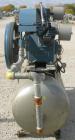 USED: Quincy single stage, oil-less, reciprocating air compressor, model QRDS-15U. (3) Cylinders, approximately 53 scfm at 1020 rpm at 75 psi. Driven by a 15 hp, 3/60/208-230/460 volt, 1760 rpm motor...