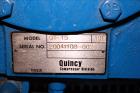 Used Quincy QT-15 Series Two Stage Reciprocating Air Compressor. Air Cooled. 32.10 cfm at 175 psi at minimum rpm, 62 cfm at 175 psi at maximum rpm. Belt driven by 15 hp, 1760 rpm, 3/60/208-230/460 vo...