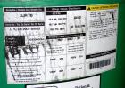 Used Speedaire reciprocating tank mounted air compressor, model 3JR76. Approximate 14.9 acfm at 135 psig, 16.7 cfm at 90 psi. Driven by an approximate 5 hp motor. 1/60/230 volt. Mounted on a 60 gallo...