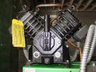 Used Speedaire reciprocating tank mounted air compressor, model 3JR76. Approximate 14.9 acfm at 135 psig, 16.7 cfm at 90 psi. Driven by an approximate 5 hp motor. 1/60/230 volt. Mounted on a 60 gallo...