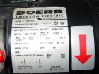Used Speedaire reciprocating tank mounted air compressor, model 3JR76. Approximate 14.9 acfm at 135 psig, 16.7 cfm at 90 psi. Driven by an approximate 5 hp motor. 1/60/230 volt. Mounted on a 60 gallo...