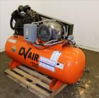 Used DeVair Piston Air Compressor, Model VAV-5062-43MS, 120 Gallon. Maximum pressure 175 psi. 51.8 CFM at 175 psi. Devair 447 Series compressor pump, serial# 13291. Driven by a 15hp, 3/60/208-230/460...